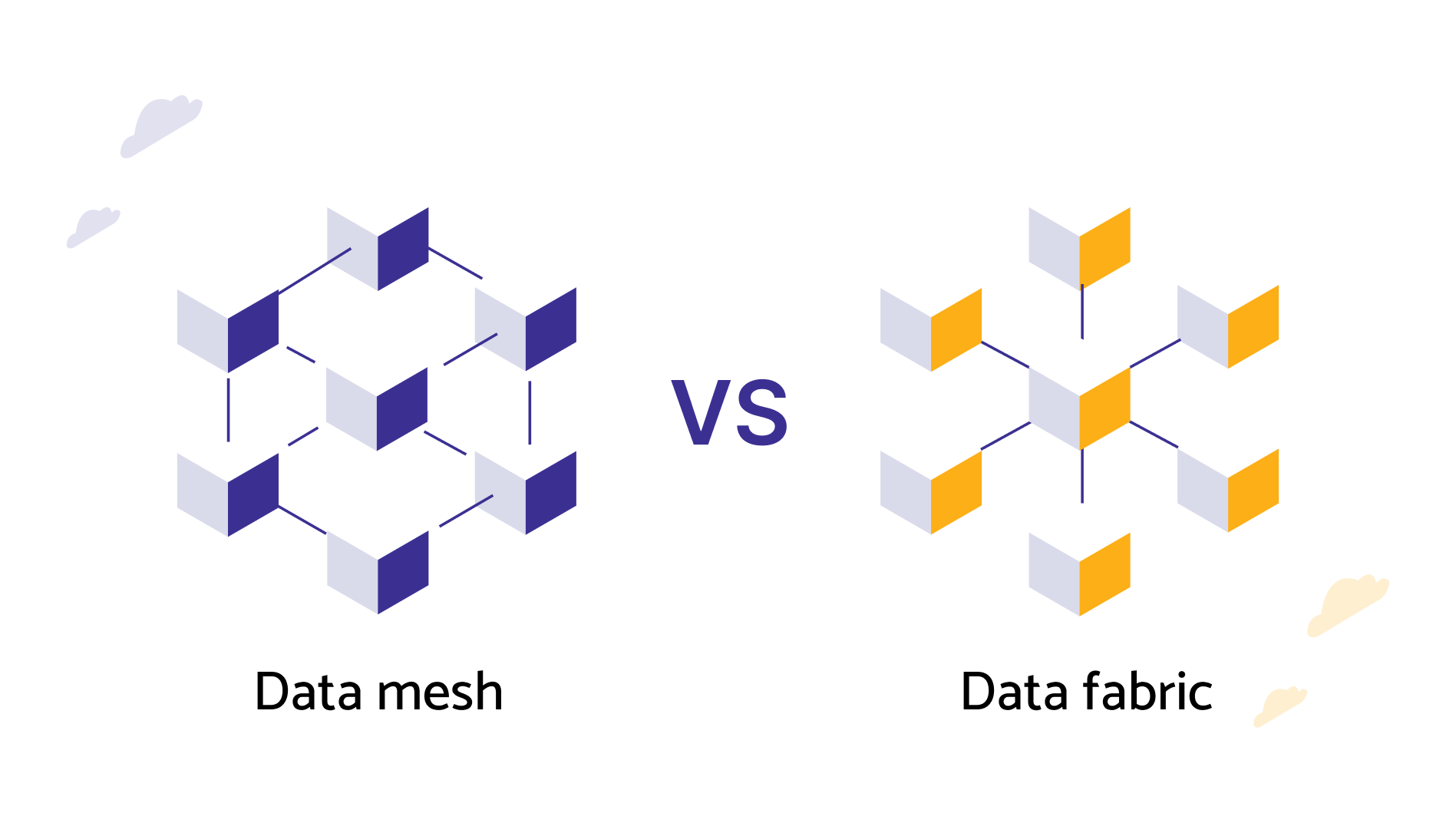 Data mesh vs data fabric: Understand the differences